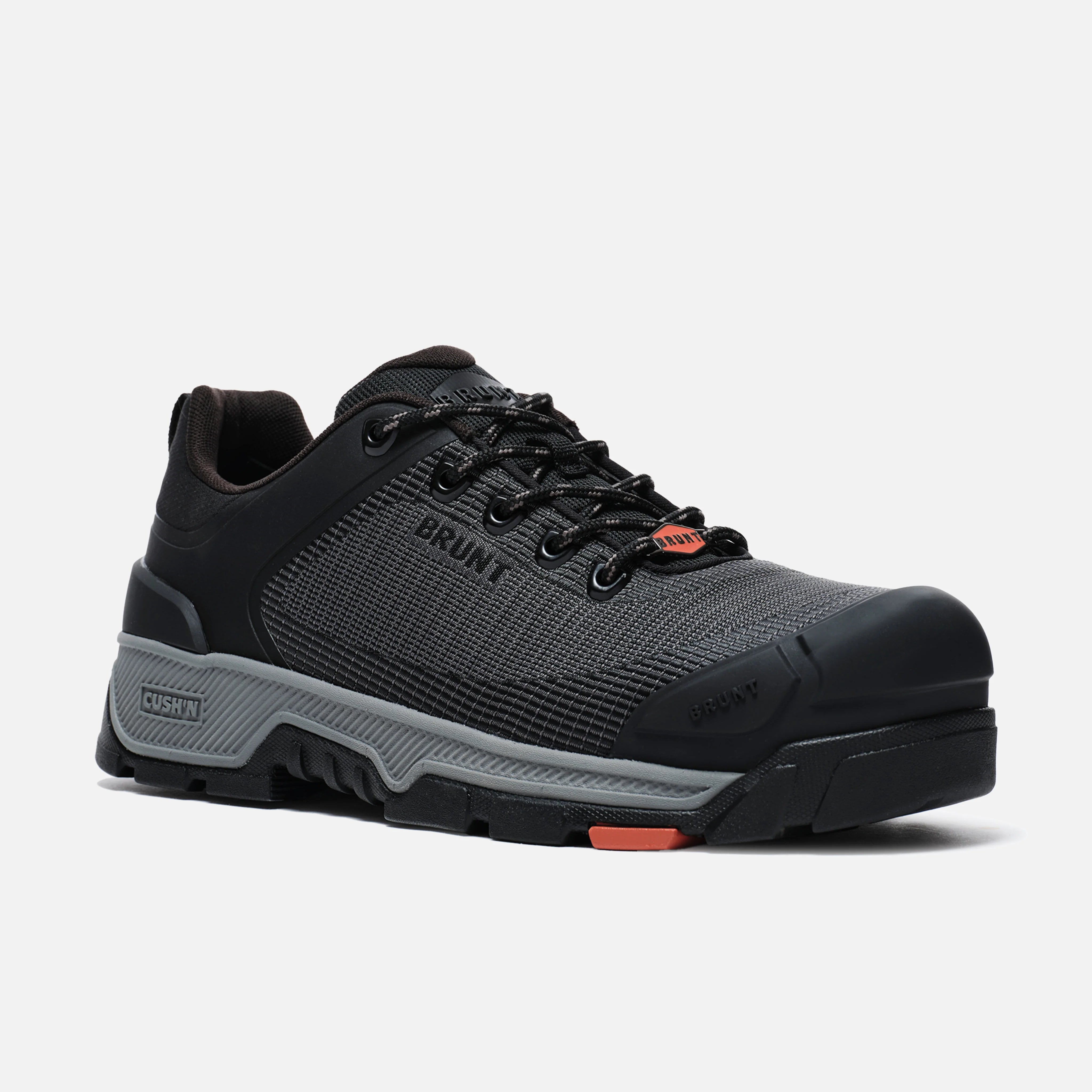 Men’s Black Work Shoes with Orange Accent Timberland PRO® Powertrain #A1B6S Men main image 4