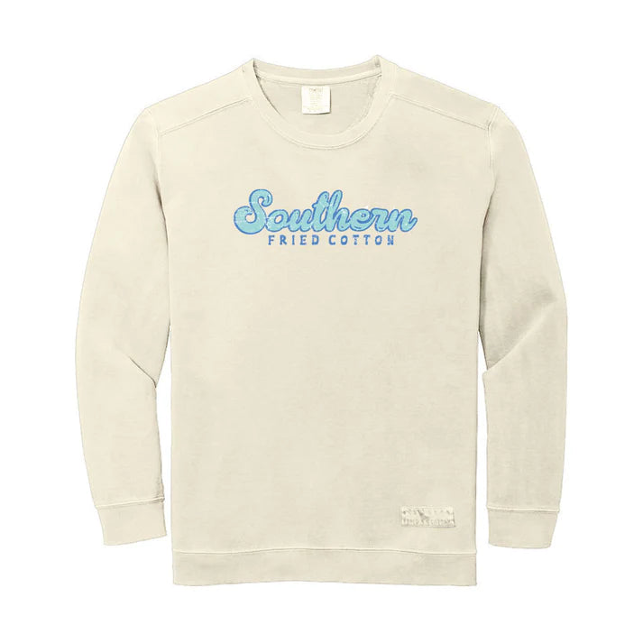 Southern Fried Cotton Coastal Southern Comfy Crew Sweatshirt