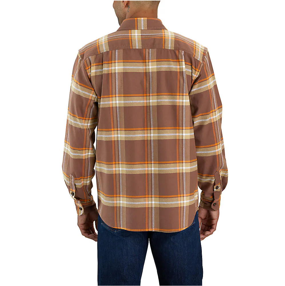 Carhartt Men's Rugged Flex Relaxed Fit Midweight Flannel Long-Sleeve Shirt