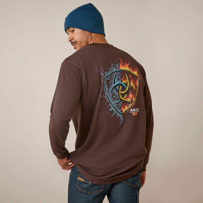 Ariat Men's Rebar Cotton Strong Shock Fire T-Shirt