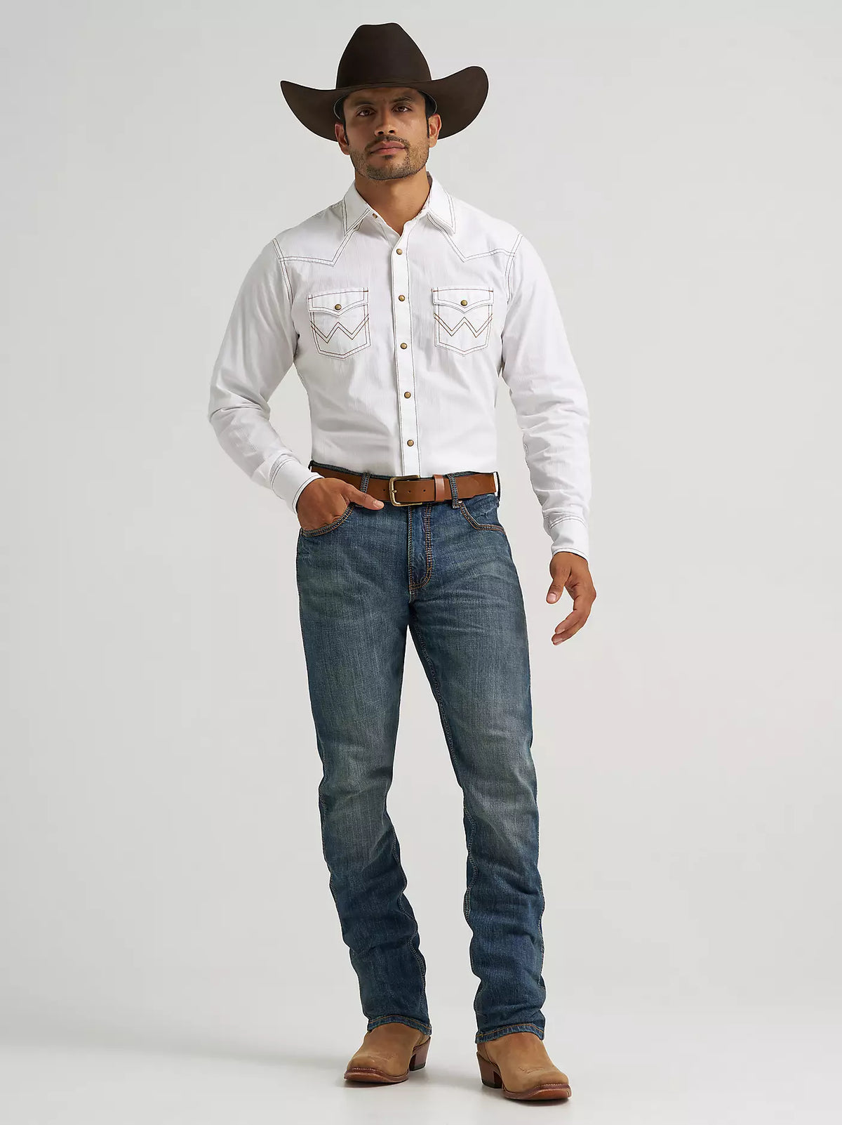 Wrangler Men's Retro Slim Fit Straight Leg Jean