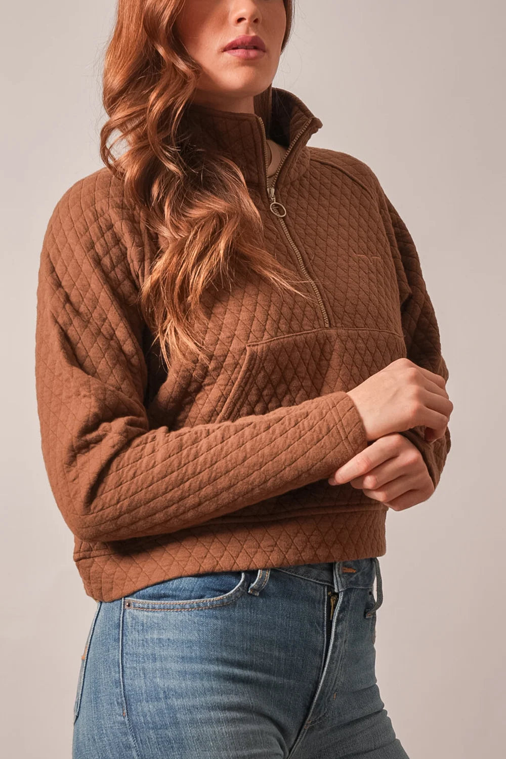 Kimes Ranch Rita Quilted Quarter Zip Pullover