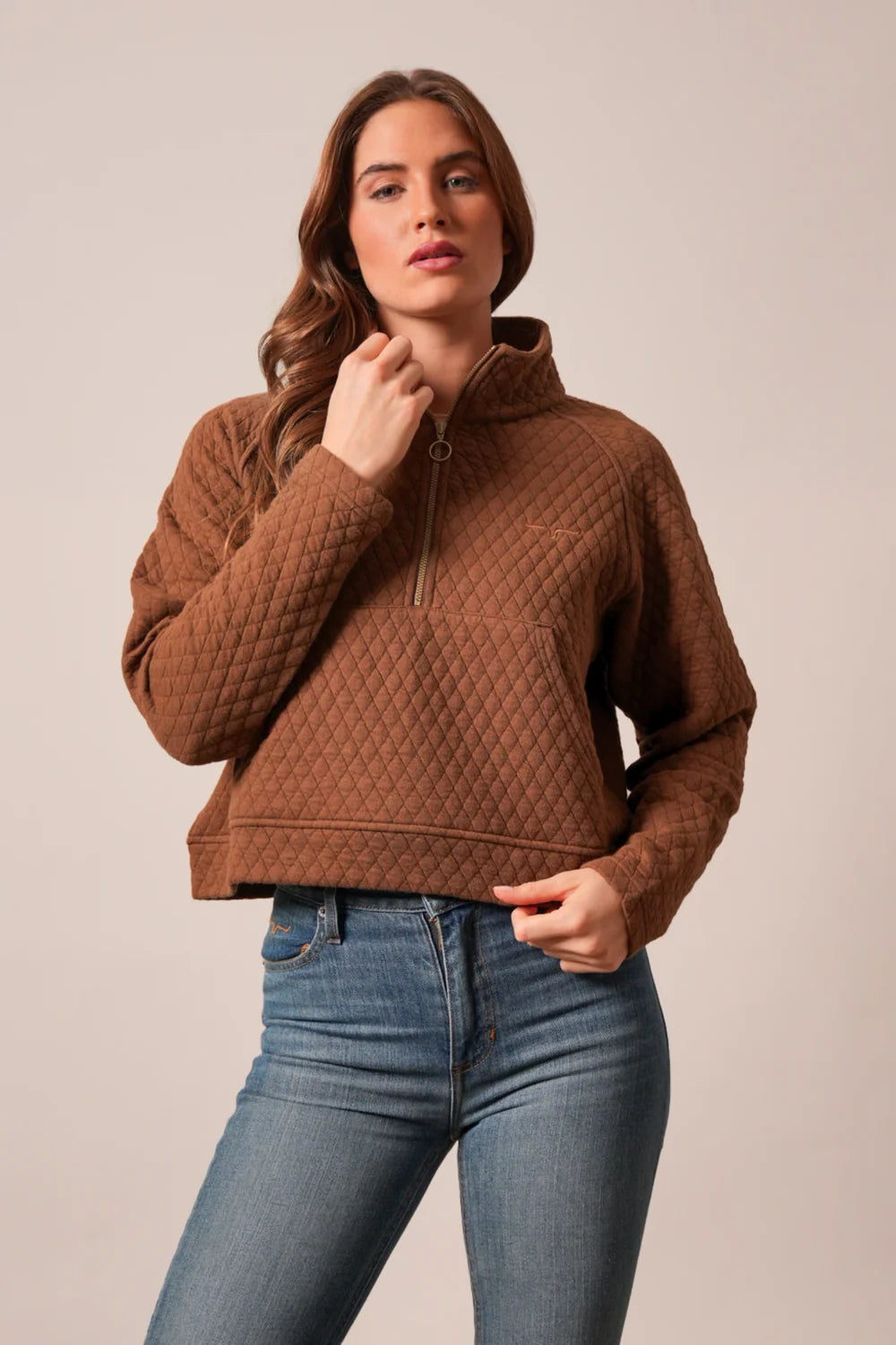 Kimes Ranch Rita Quilted Quarter Zip Pullover