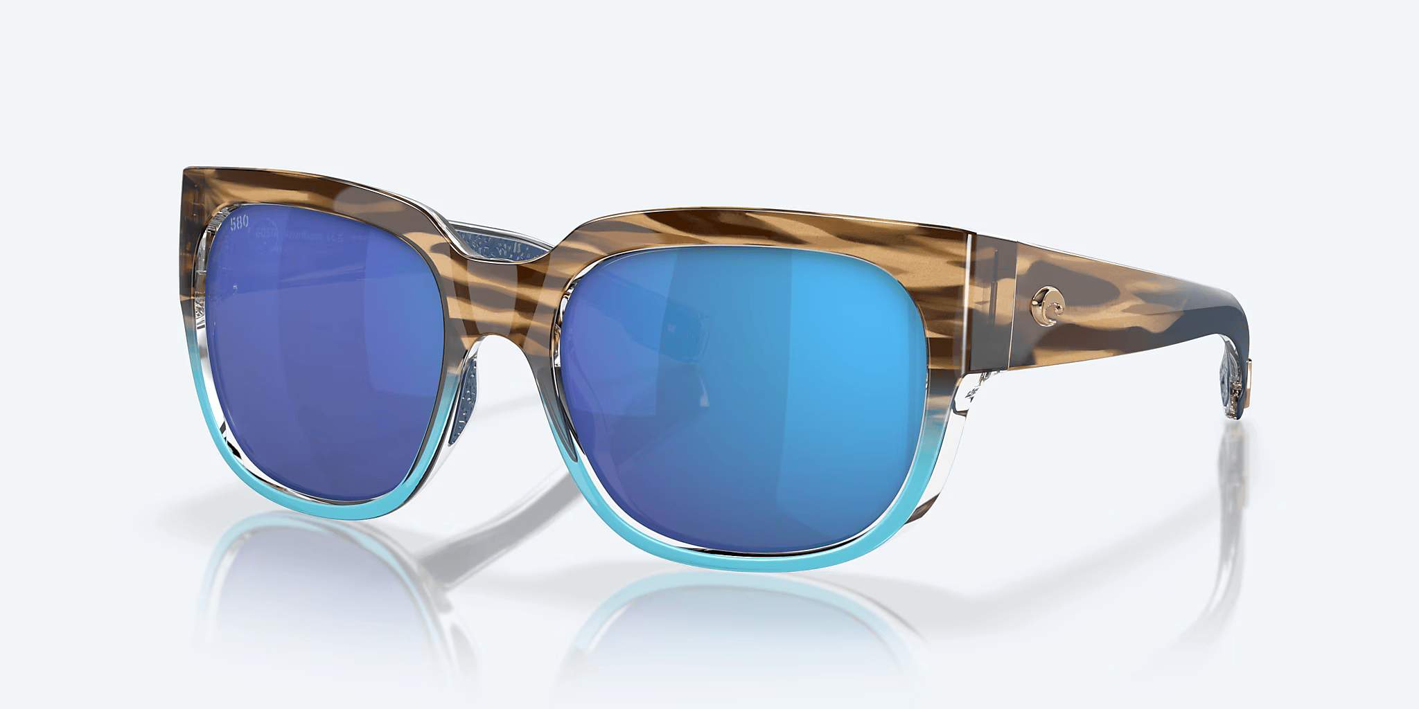 Costa Women\'s Sunglasses - Costa May M (57-15) with Gold Mirror lenses and Tortoise  main image 2
