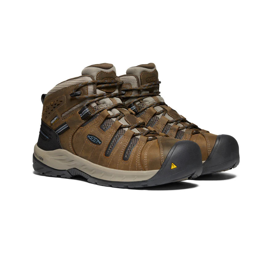 Keen Men's Flint II Mid Waterproof Steel Toe Work Boot