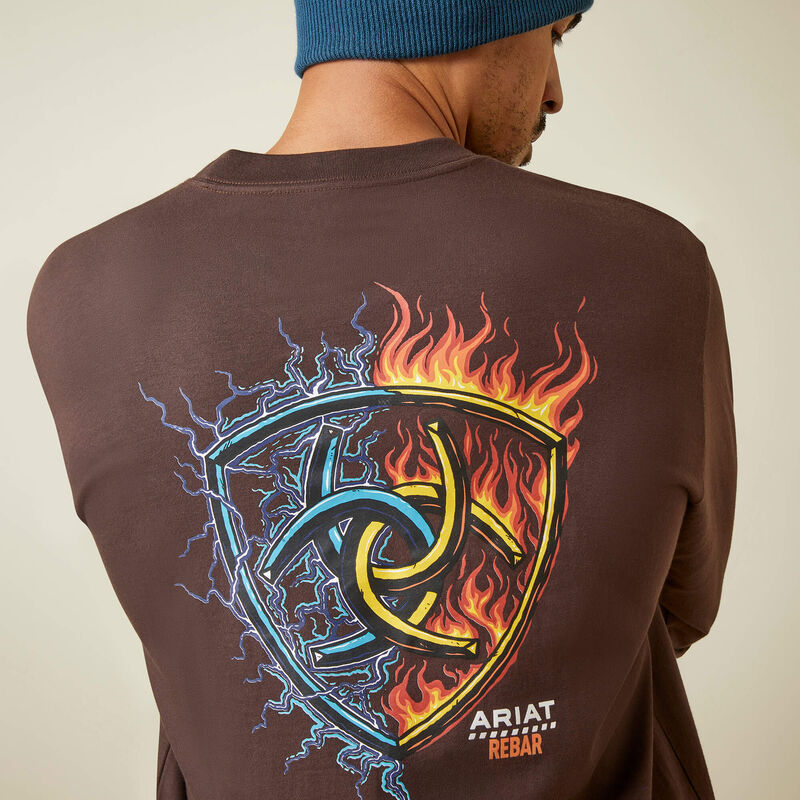 Ariat Men's Rebar Cotton Strong Shock Fire T-Shirt