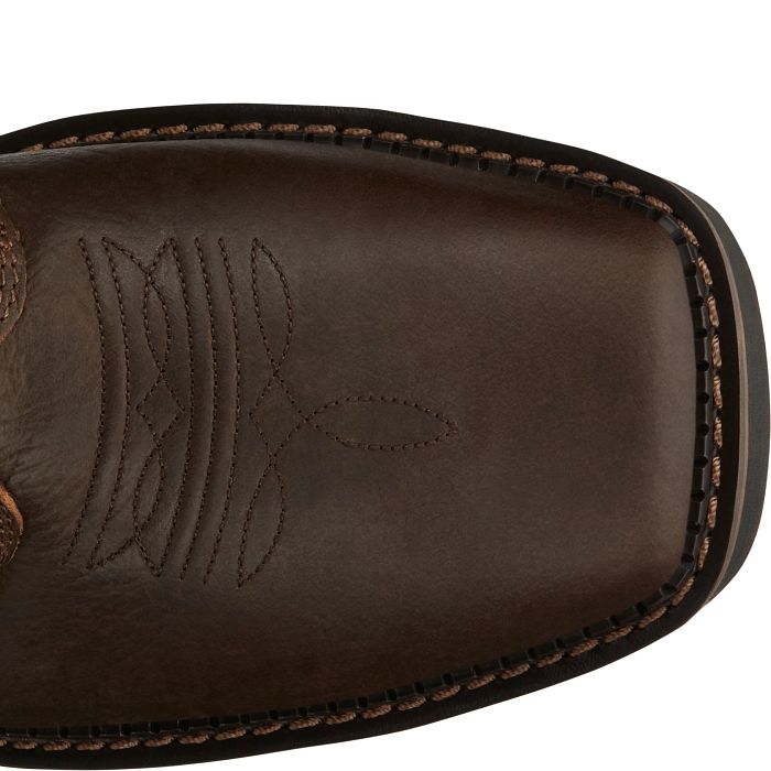 Justin Men's Driller Eight-Inch Composite Toe Waterproof Lace-Up Work Boot