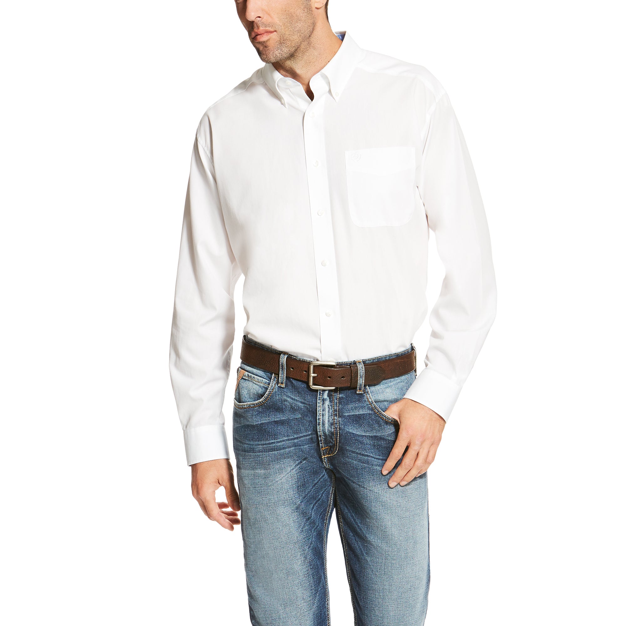 Ariat Men's Wrinkle Free Solid Shirt