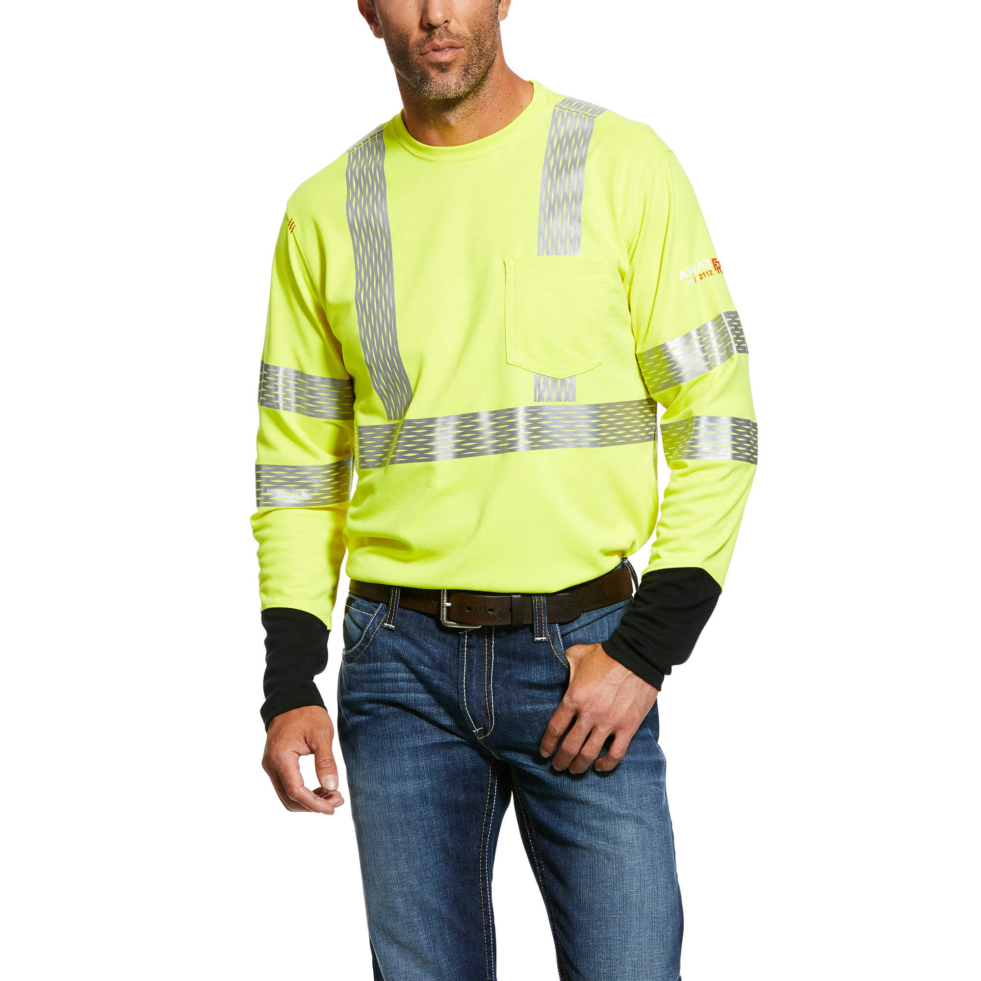 Ariat Men's FR Hi-Vis Long Sleeve T-Shirt