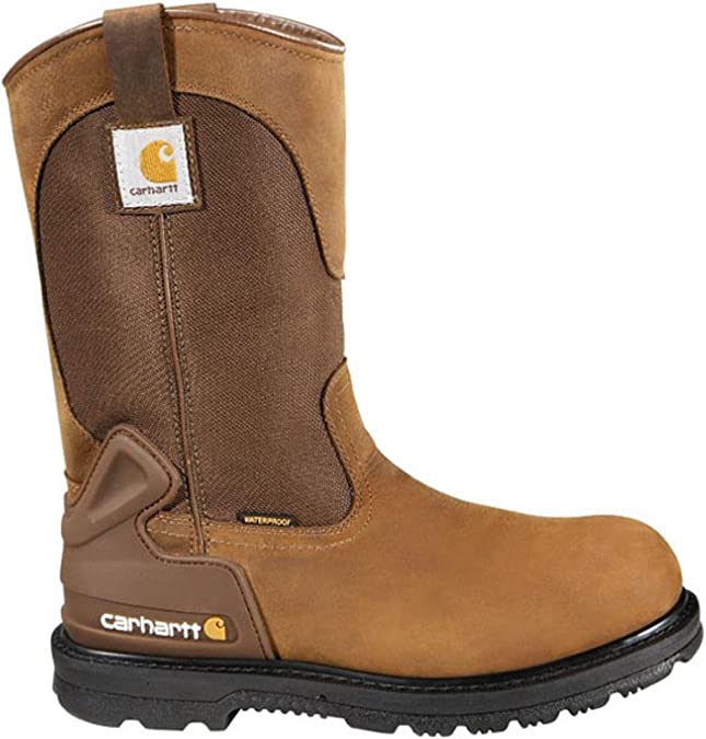 Carhartt Men's Heritage Waterproof 11-Inch Steel Toe Wellington Boot