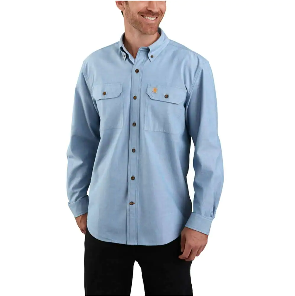 Carhartt Loose Fit Midweight Chambray Long Sleeve Shirt