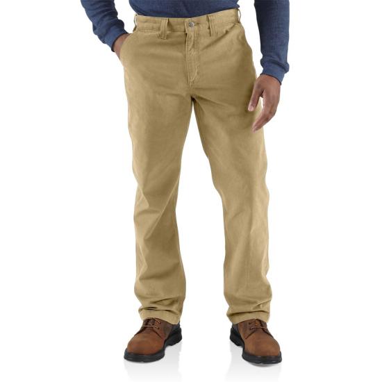 Carhartt Relaxed-Fit Twill 5-Pocket Work Pants Field Khaki-285 / 36 / 36