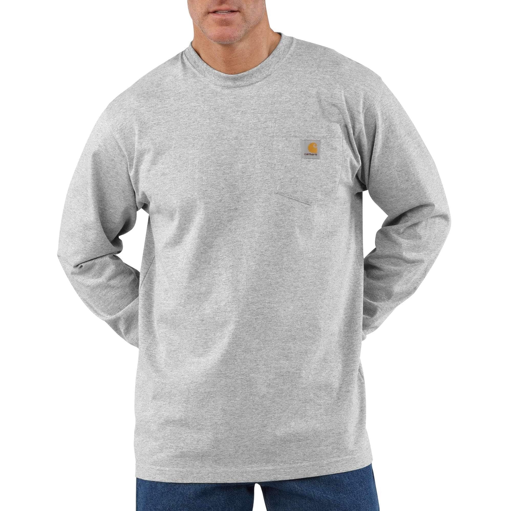 Carhartt Men's Loose Fit Heavyweight Long-Sleeve Pocket T-Shirt