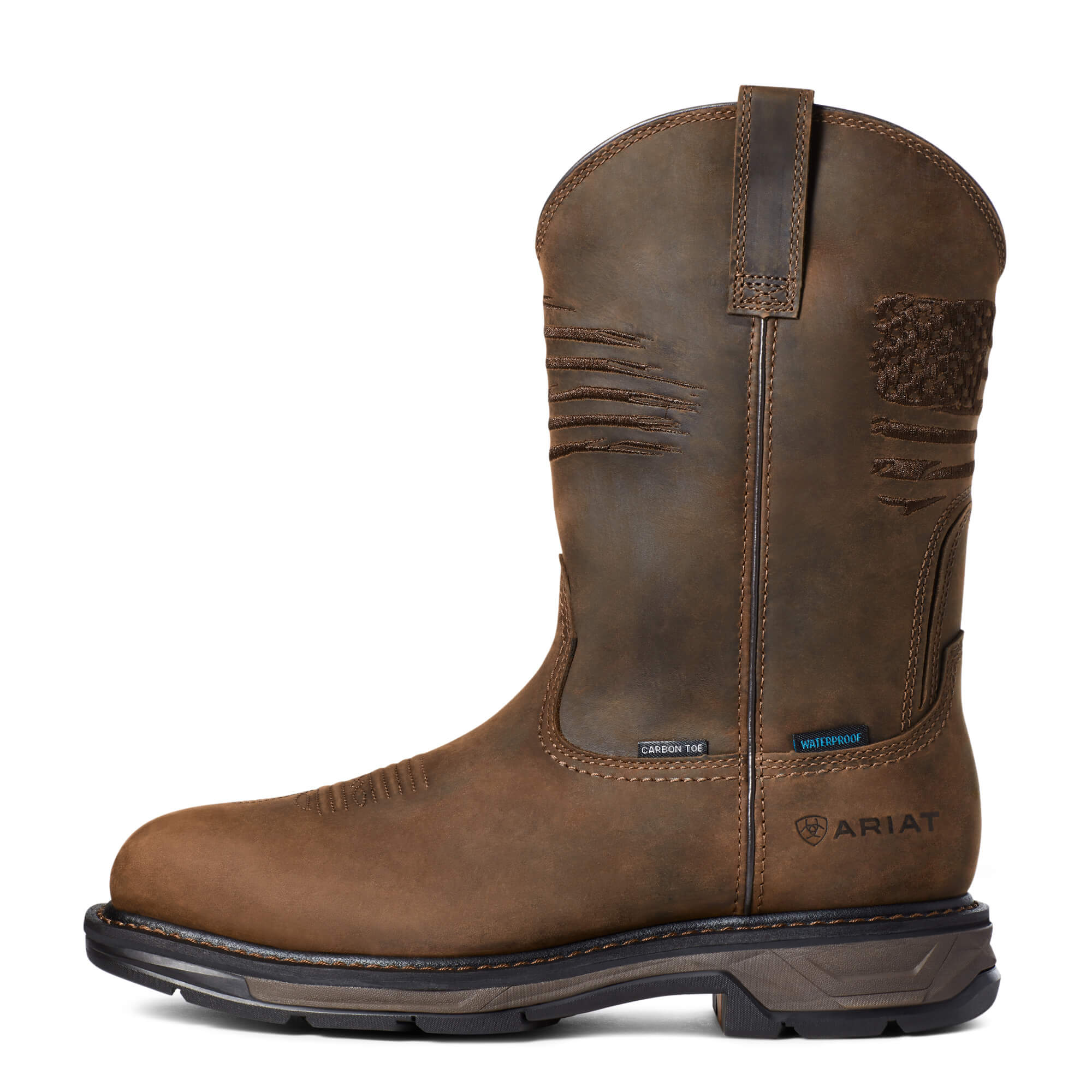 Ariat Men's WorkHog XT Waterproof Patriot Carbon Toe Work Boot
