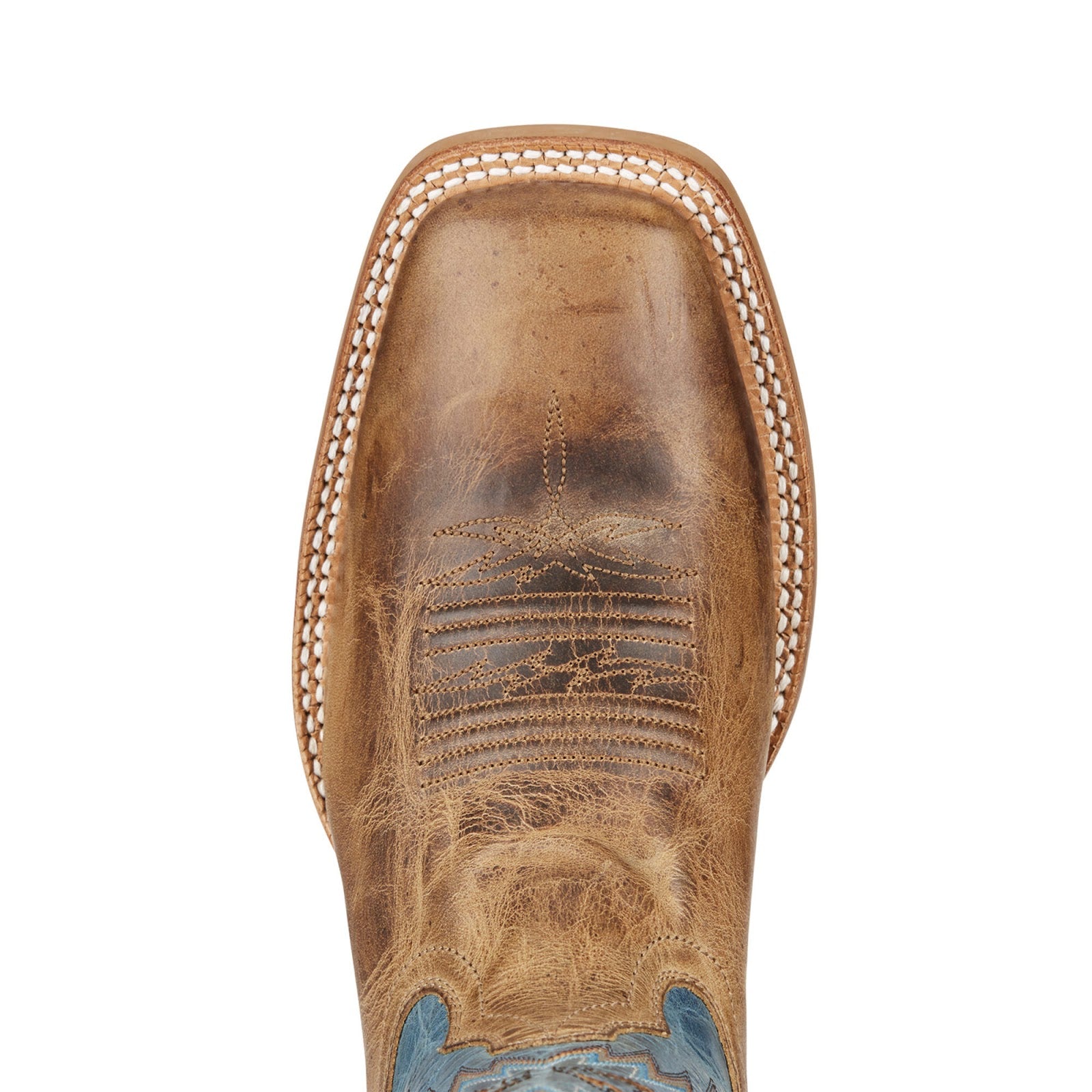 Ariat Men's Arena Rebound Dusted Wheat & Heritage Blue Boots