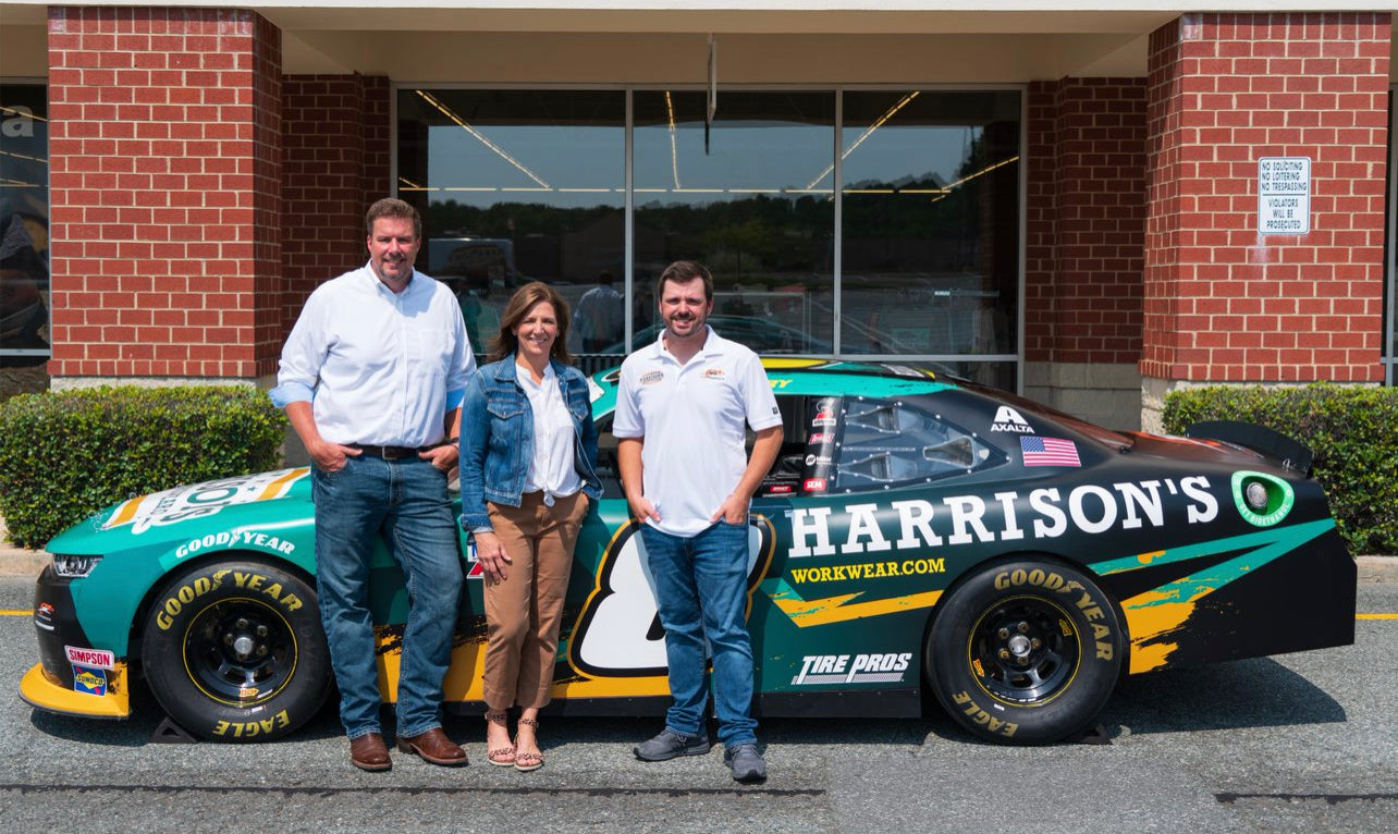 Harrison's signs on as partner with JR Motorsports