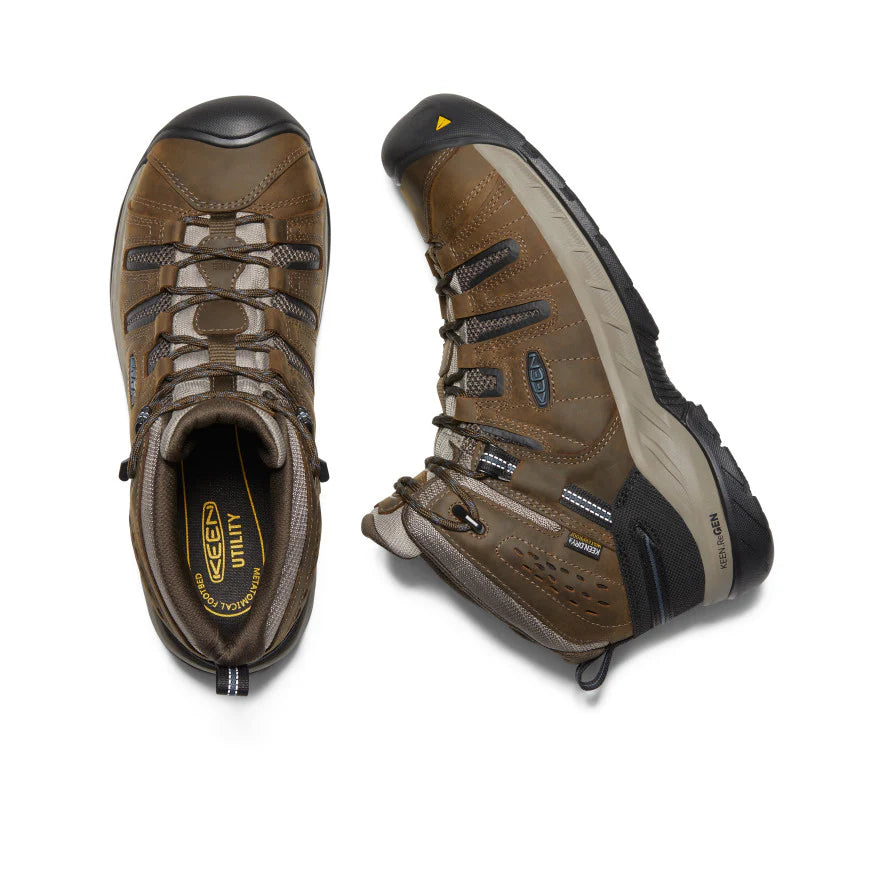Keen Men's Flint II Mid Waterproof Steel Toe Work Boot