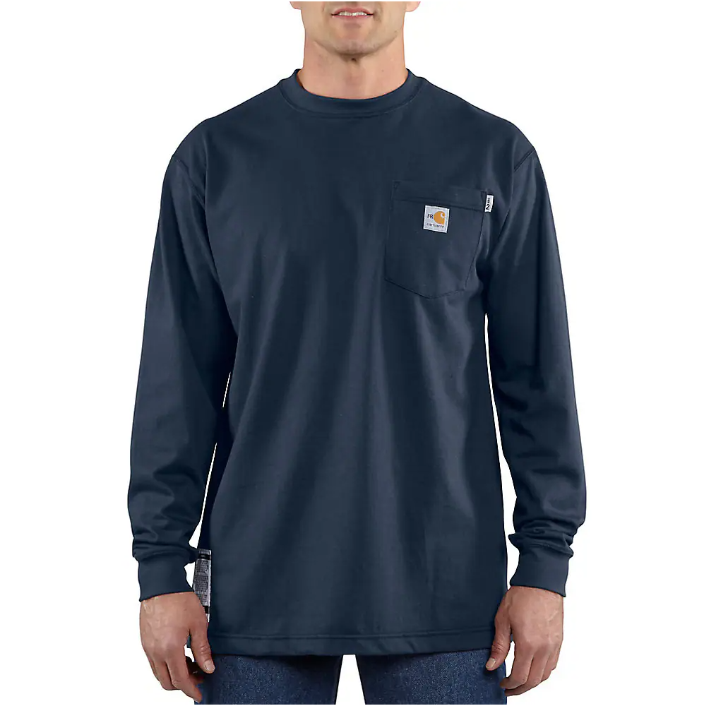 Carhartt Men's Flame-Resistant Force Cotton Long-Sleeve T-Shirt