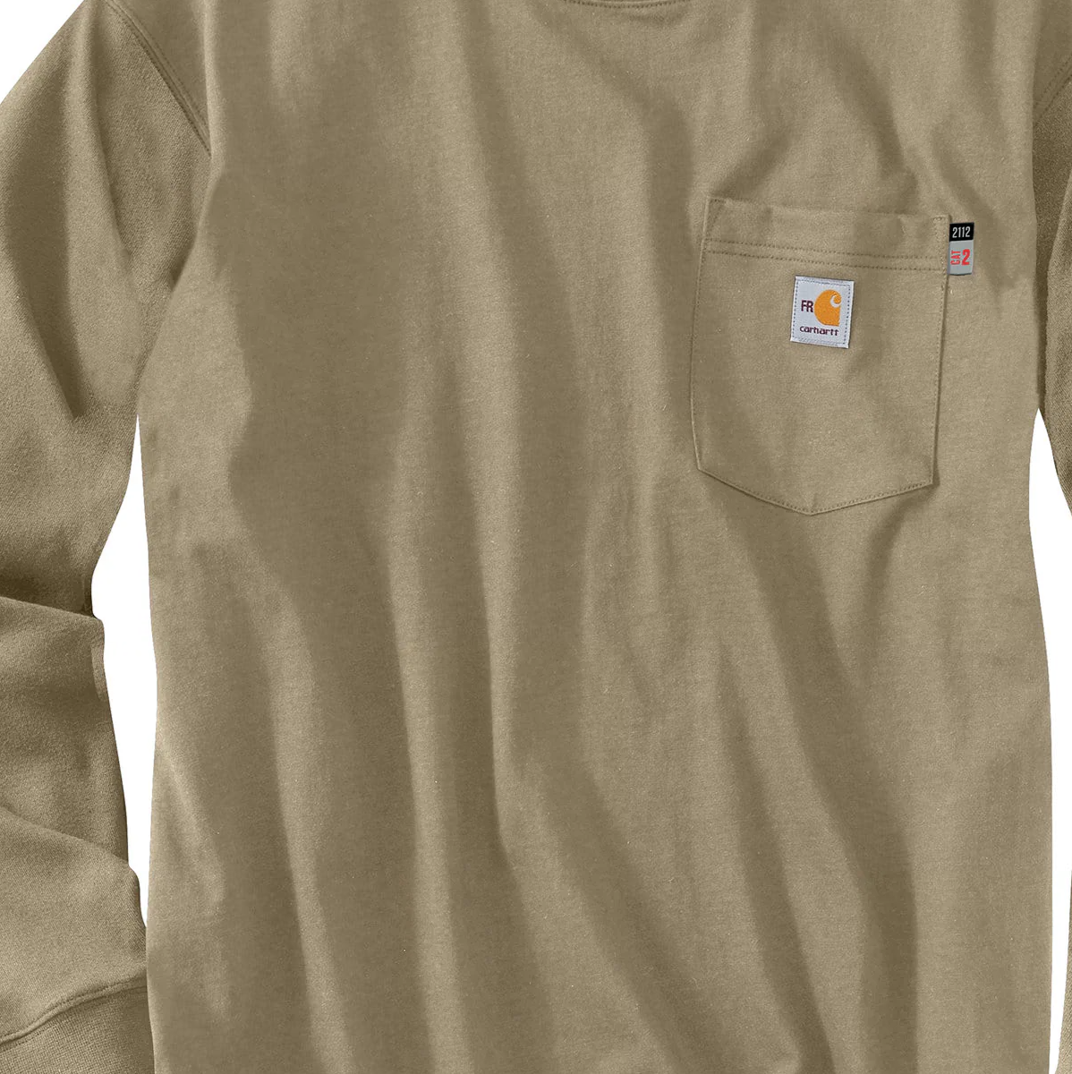 Carhartt Men's Flame-Resistant Force Cotton Long-Sleeve T-Shirt