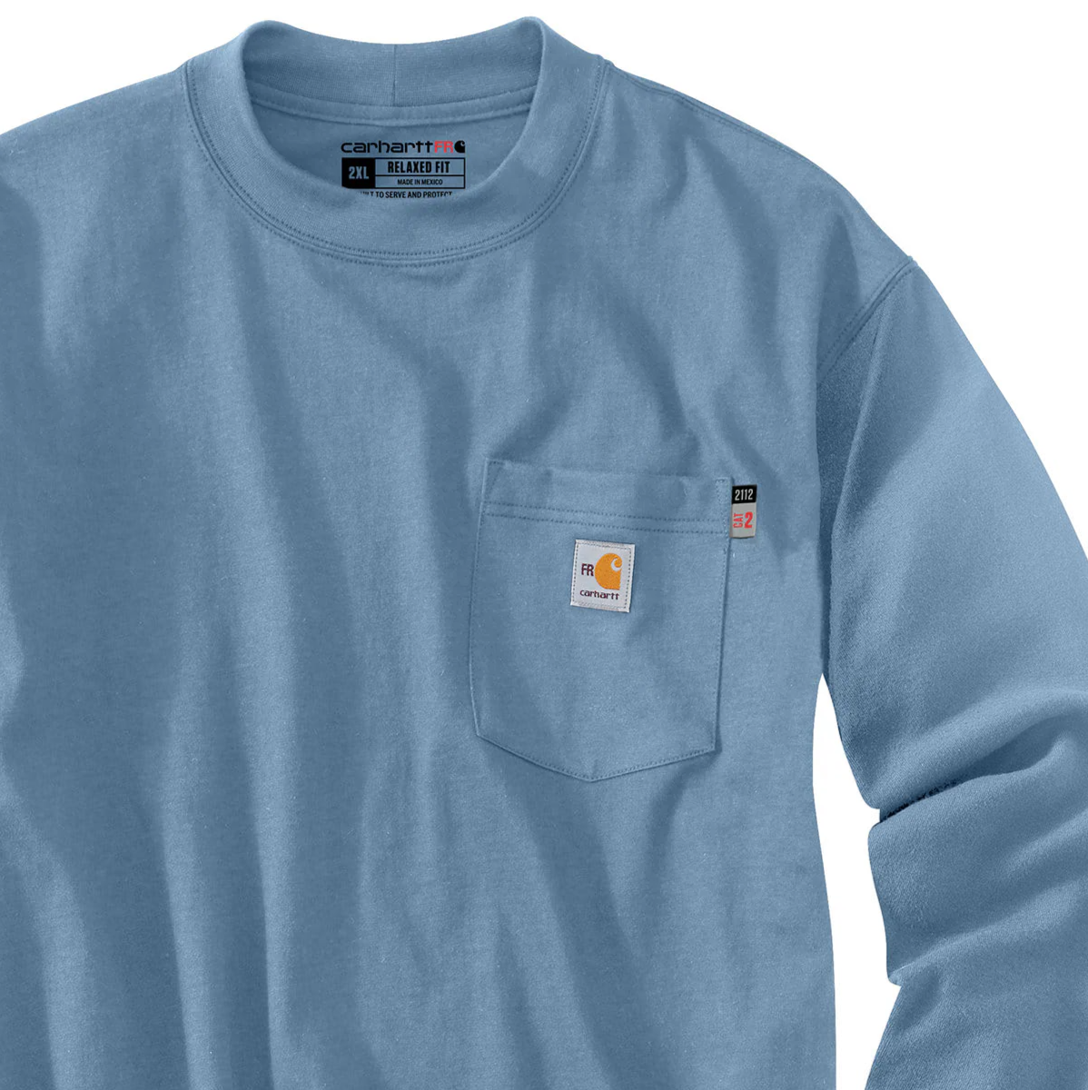Carhartt Men's Flame-Resistant Force Cotton Long-Sleeve T-Shirt
