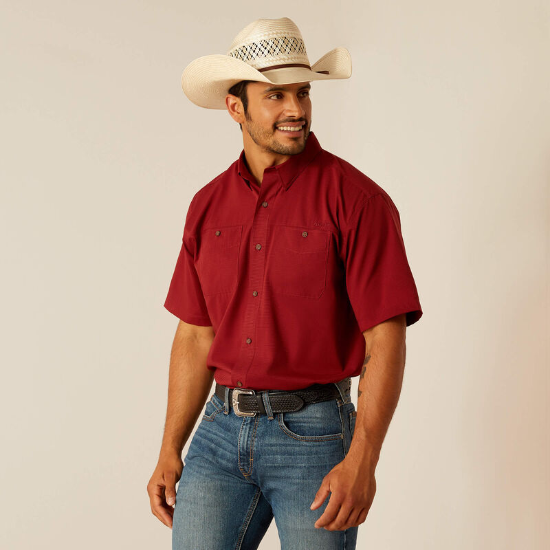 Ariat Men's 360 Airflow Short-Sleeve Button-Down Classic Fit Shirt