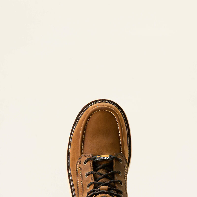 Ariat Men's Rebar Wedge Moc Toe 6 Inch Waterproof Work Boot