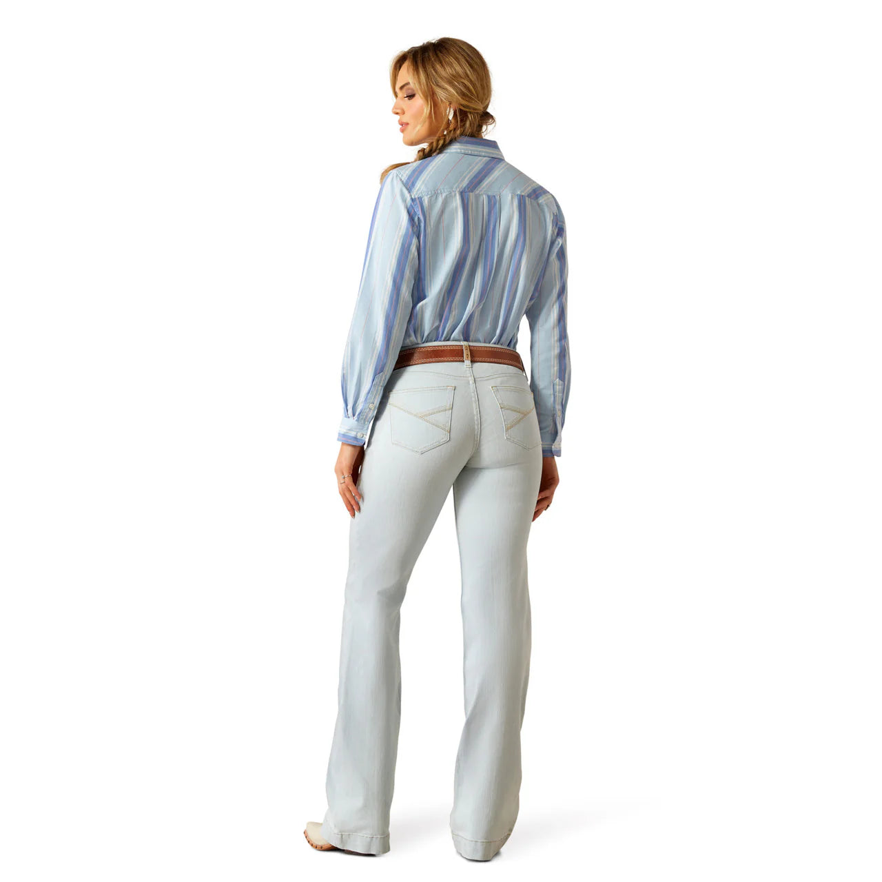 Ariat Women's R.E.A.L. Jordyn Ice Wash Trouser Leg Jeans