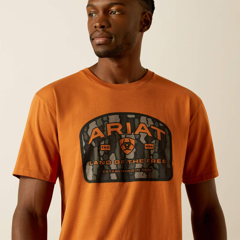 Ariat Men's Underlands Camo Badge T-Shirt