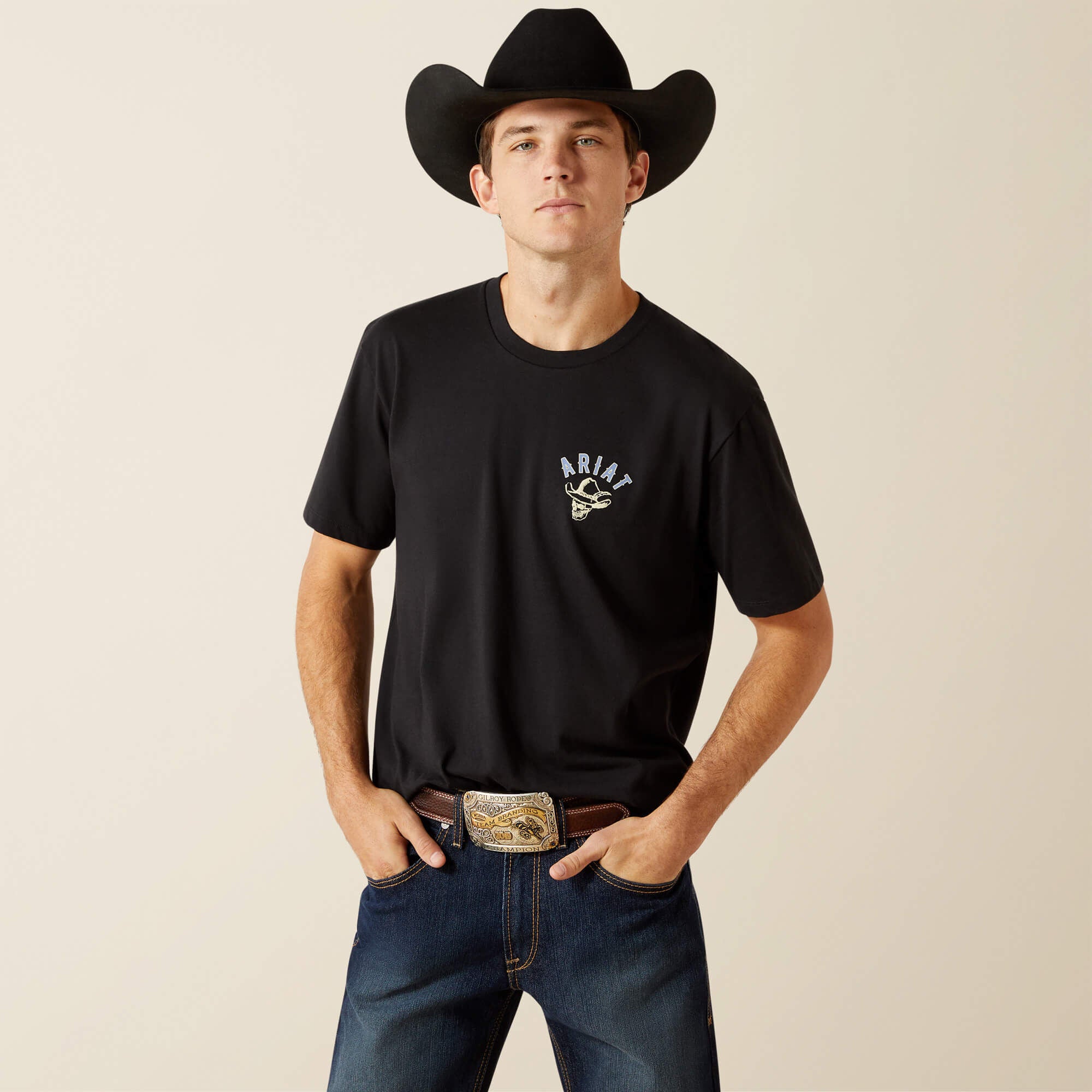 Ariat Men's Stitched Skull T-Shirt