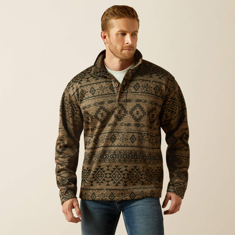 Ariat Men's Caldwell Quarter Button Sweater