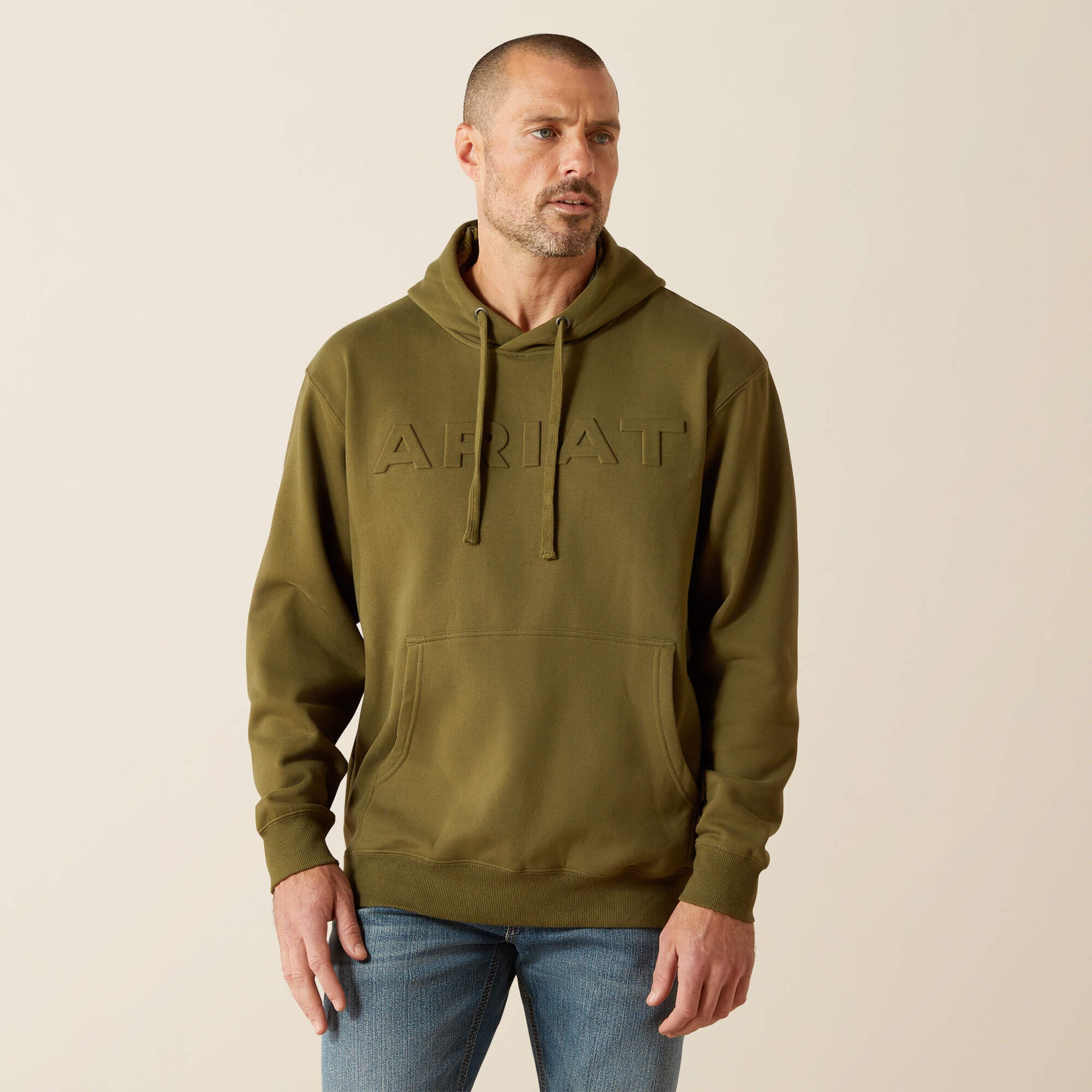 Ariat Men's Embossed Logo Hoodie