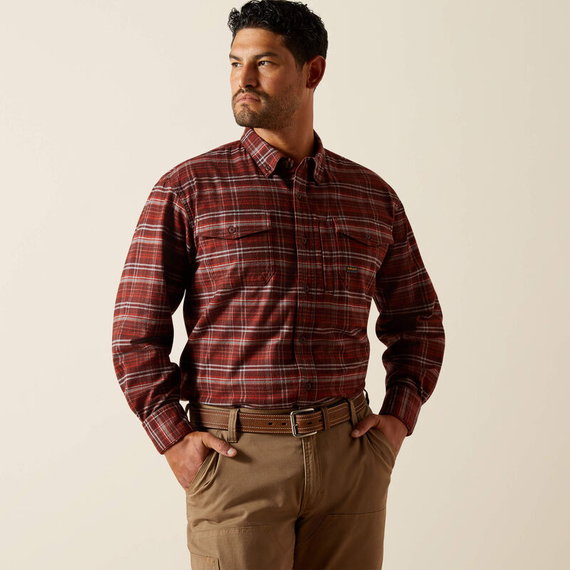 Ariat Men's Rebar Flannel DuraStretch Work Shirt