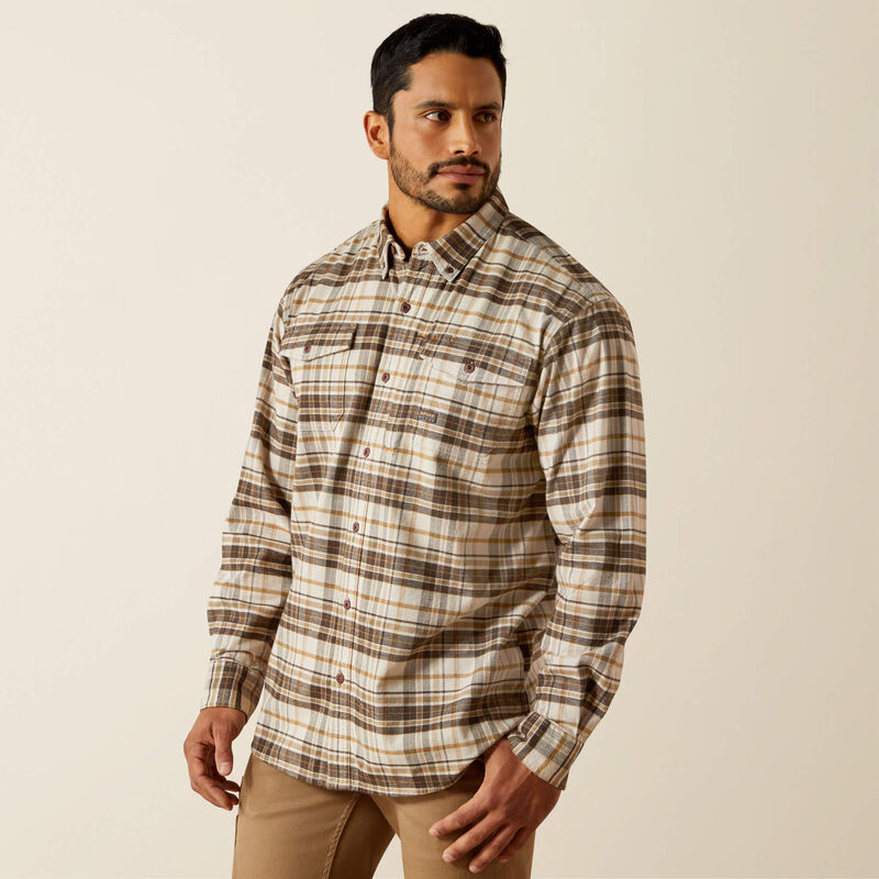 Ariat Men's Rebar Flannel DuraStretch Work Shirt