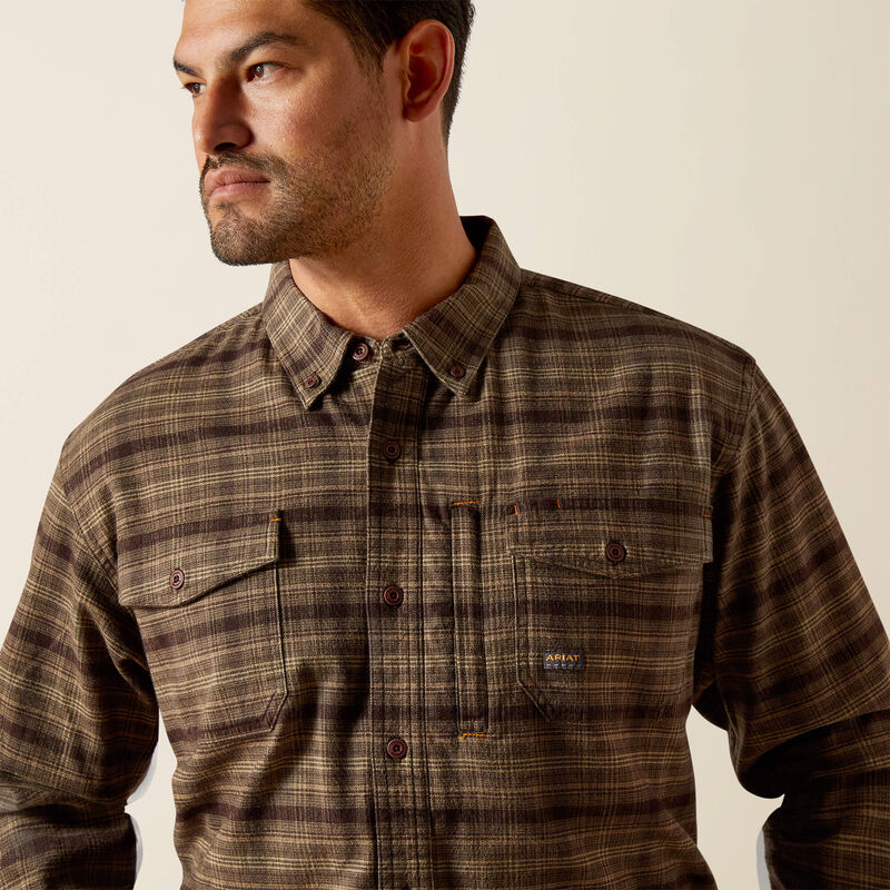 Ariat Men's Rebar Flannel DuraStretch Work Shirt