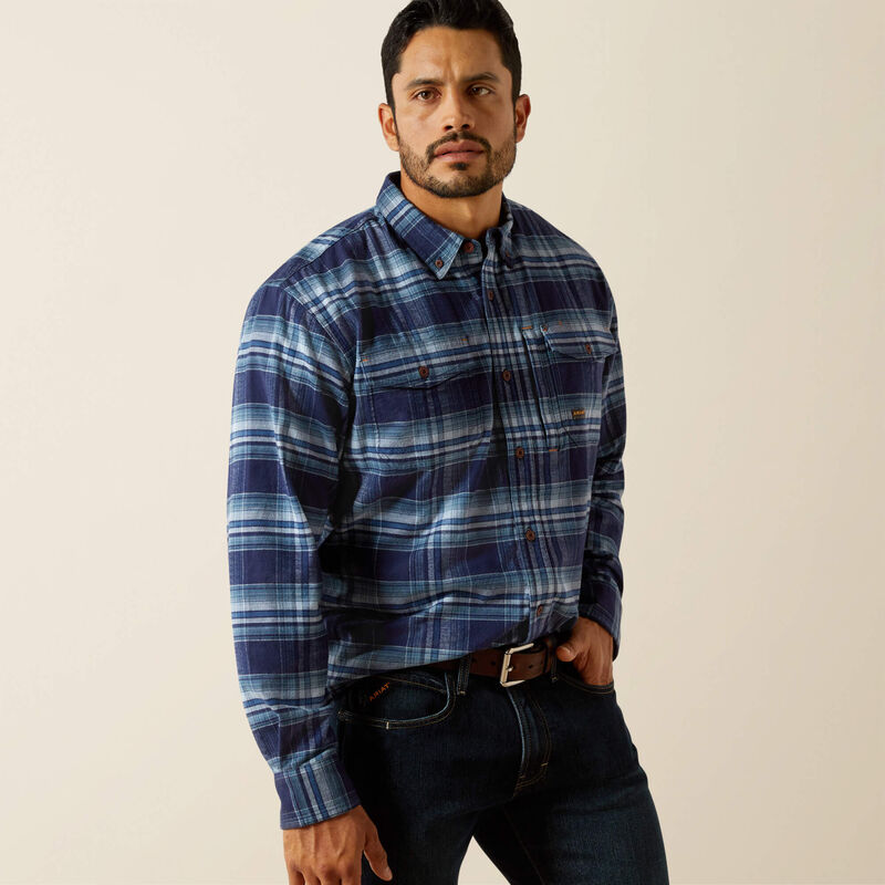Ariat Men's Rebar Flannel DuraStretch Work Shirt