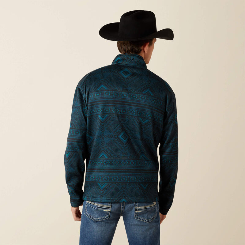 Ariat Men's Caldwell Logo 1/4 Zip Sweater