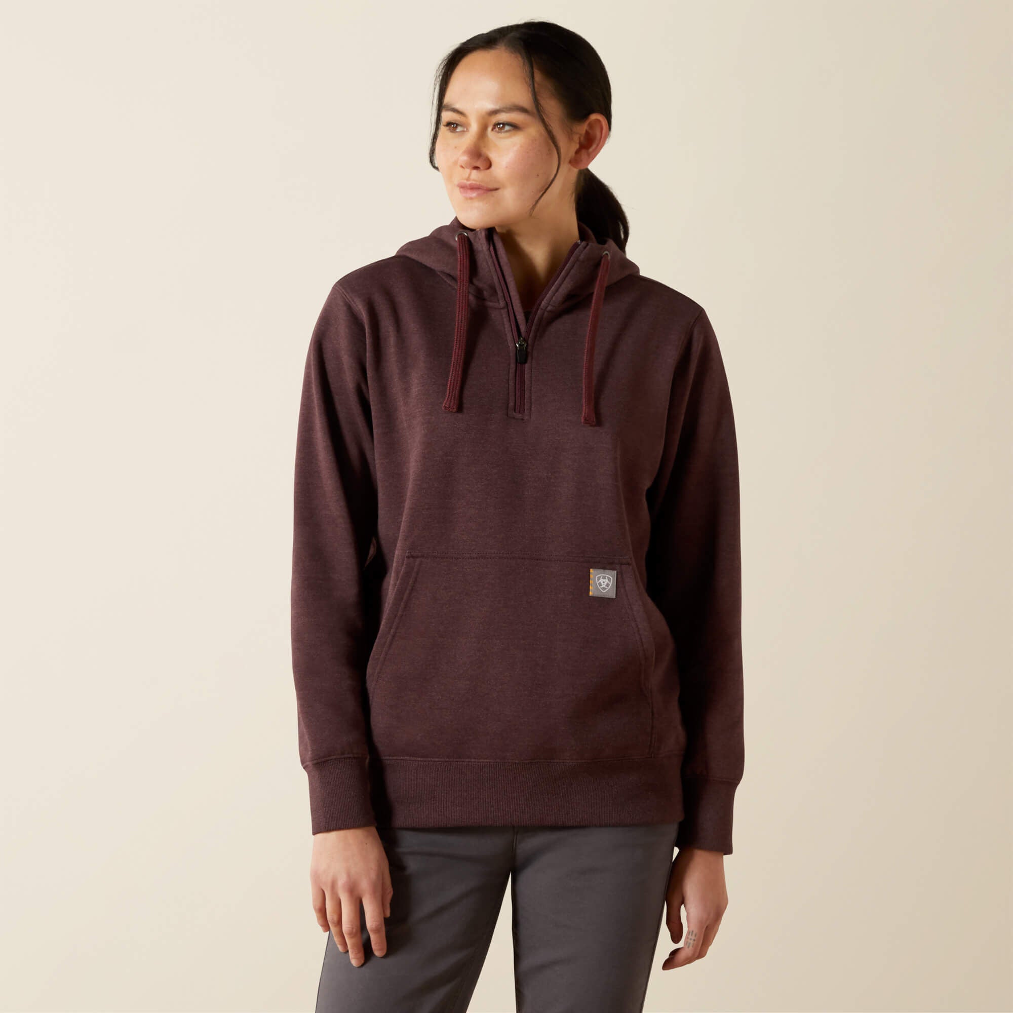 Ariat Women's Rebar Skill Set 1/2 Zip Hoodie