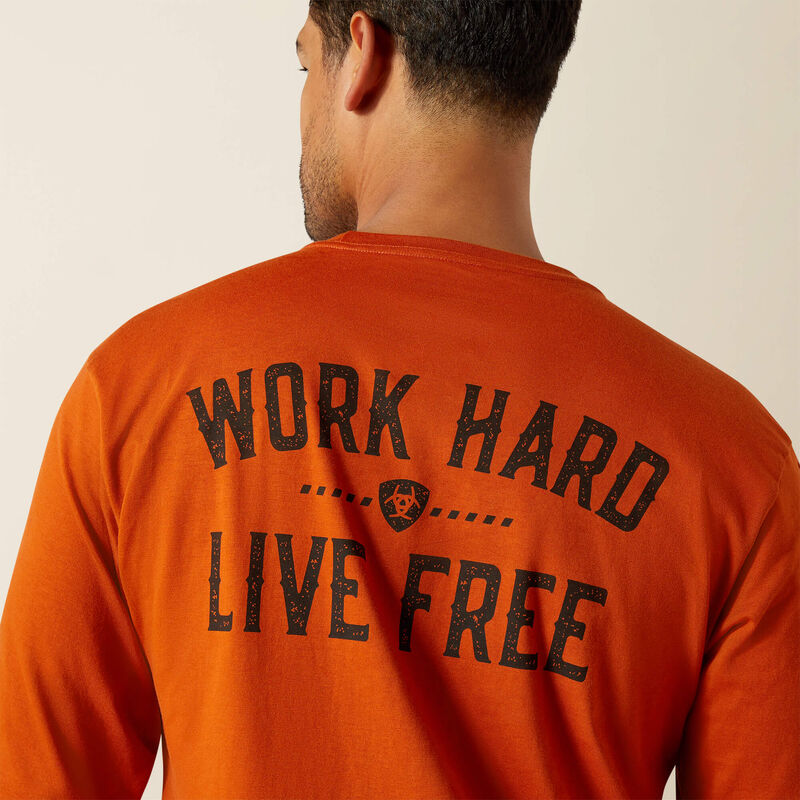 Ariat Men's Rebar Cotton Strong WHLF T-Shirt