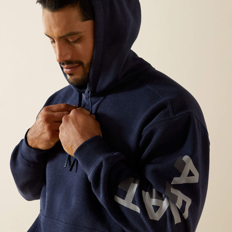 Ariat Men's Rebar Lightweight Logo Hoodie