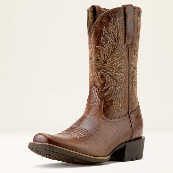 (取寄) アリアット メンズ スポーツ ナロー カッター トゥ カウボーイ ブーツ Ariat men Sport Narrow Cutter Toe Cowboy Boot Dark Tan 10063959-DarkTan-
