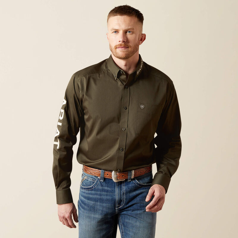 Ariat Men's Team Logo Twill Classic Fit Shirt