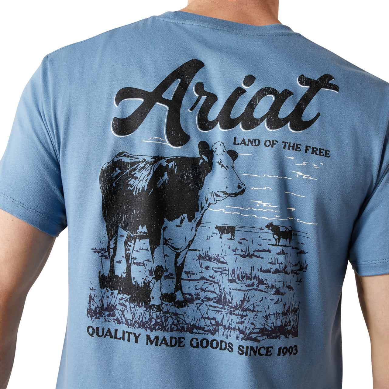 Ariat Men's Cattle Co.Short-Sleeve  T-Shirt