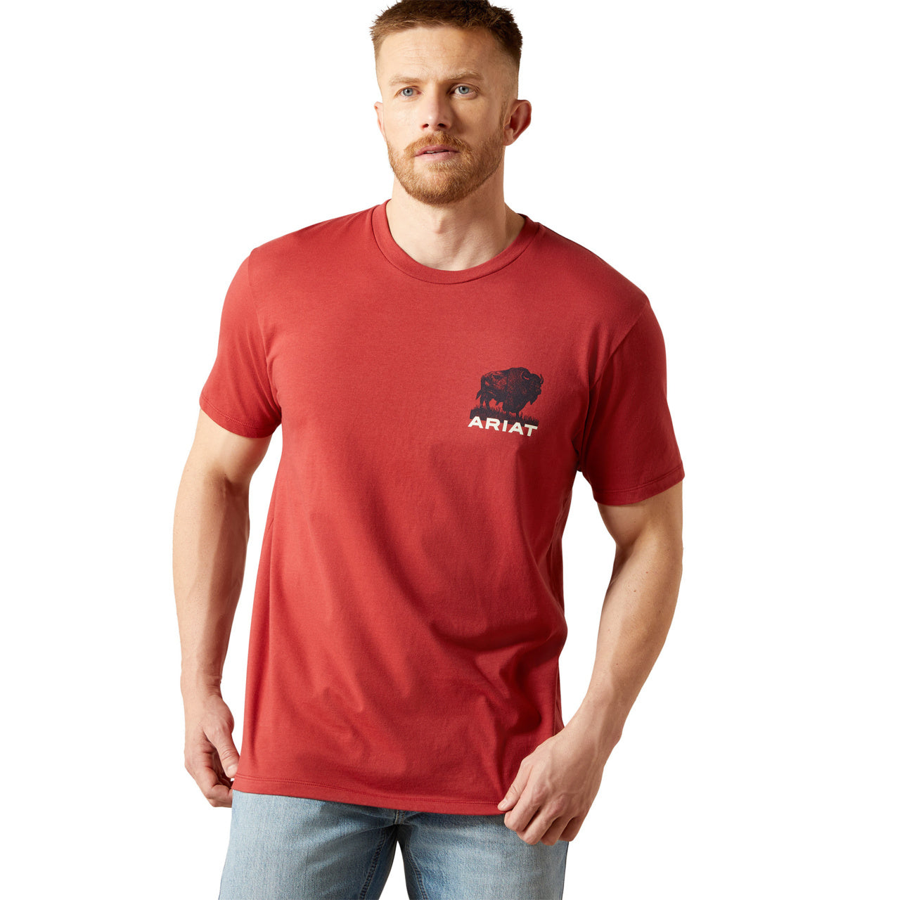 Ariat Men's Buffalo Flag Short-Sleeve T-Shirt