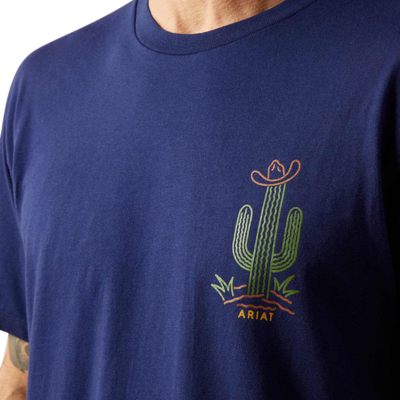 Ariat Men's Neon Cactus Short-Sleeve T-Shirt