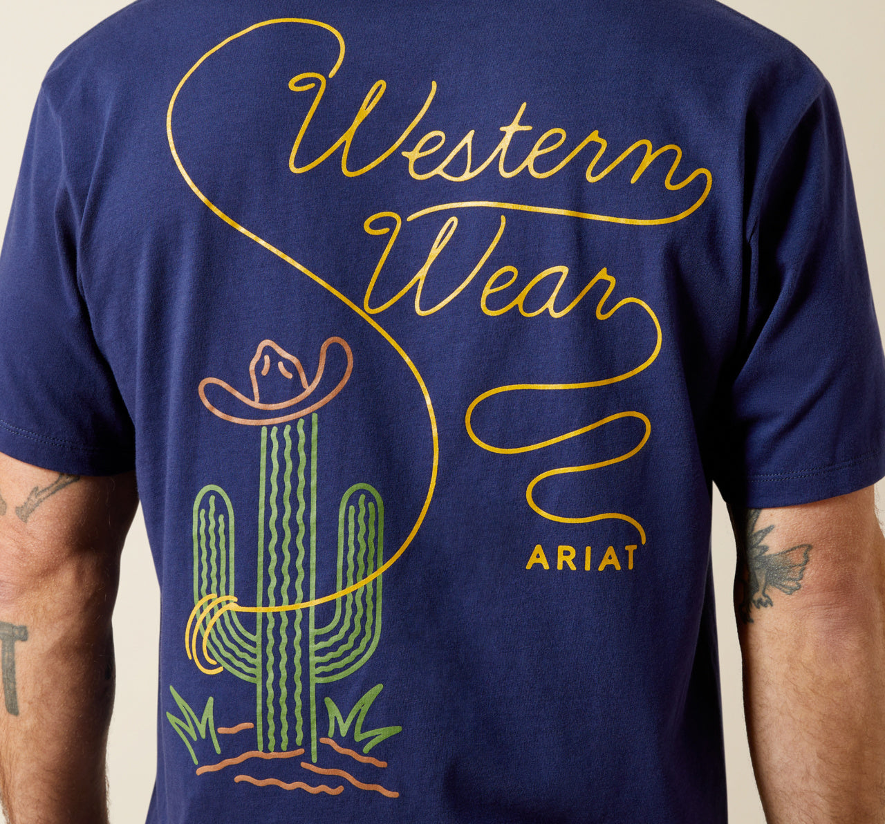 Ariat Men's Neon Cactus Short-Sleeve T-Shirt
