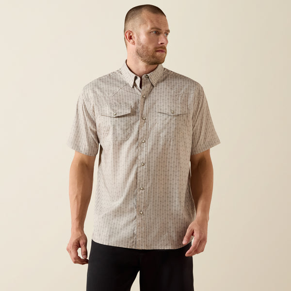 Ariat Mens Printed VentTEK Western Fitted Snap Shirt
