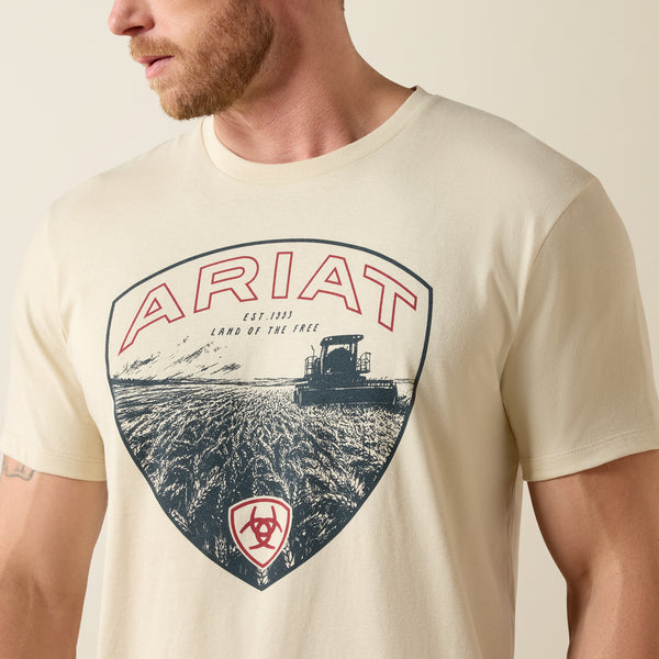 Ariat Men's Land of the Free Farm Shield Classic Fit T-Shirt