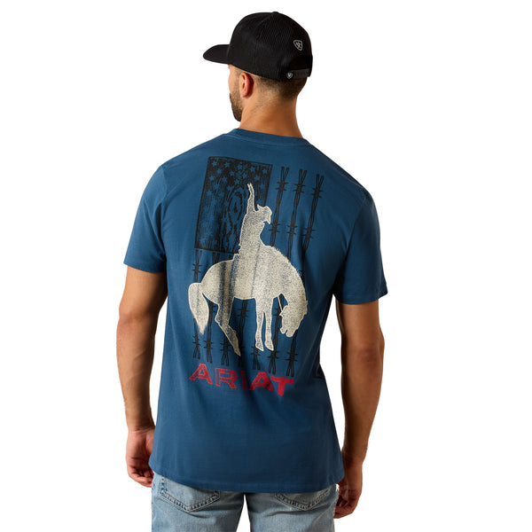 Ariat Men's Flag Bronco Classic Fit Short-Sleeve T-Shirt