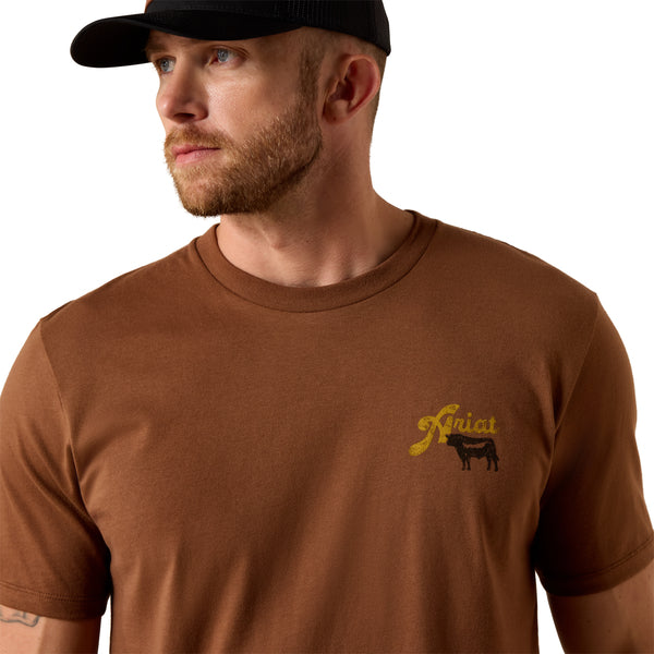 Ariat Men's BBQ Smoke Classic Fit Short-Sleeve T-Shirt