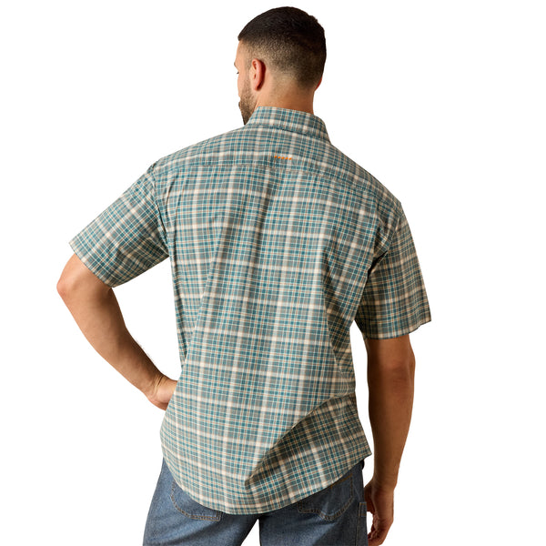 Ariat Men's Rebar Made Tough DuraStretch Short-Sleeve Work Shirt